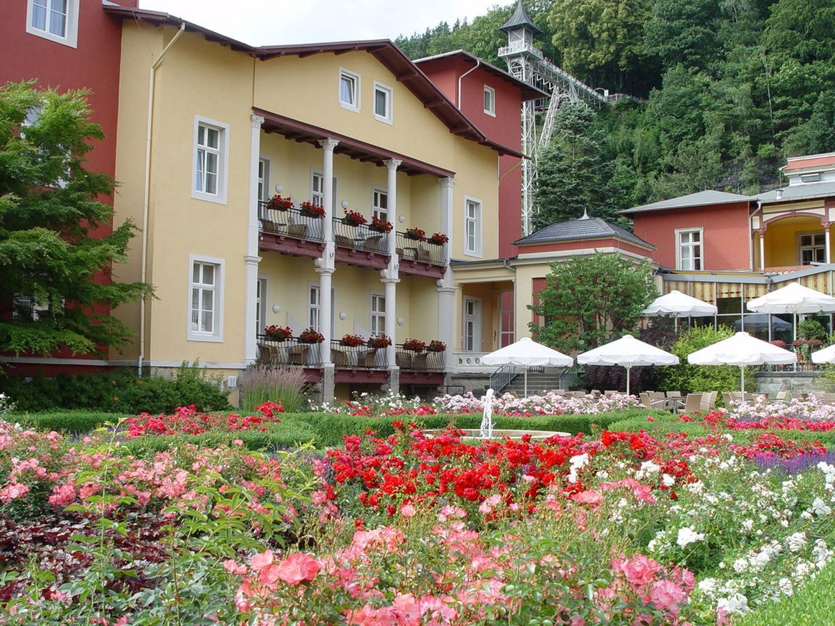 Parkhotel Bad Schandau Mit Spa Exterior foto