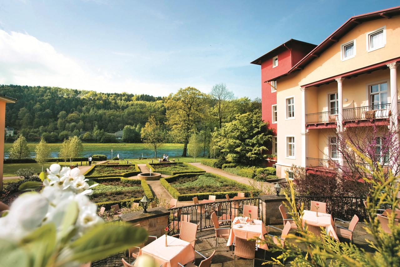 Parkhotel Bad Schandau Mit Spa Exterior foto