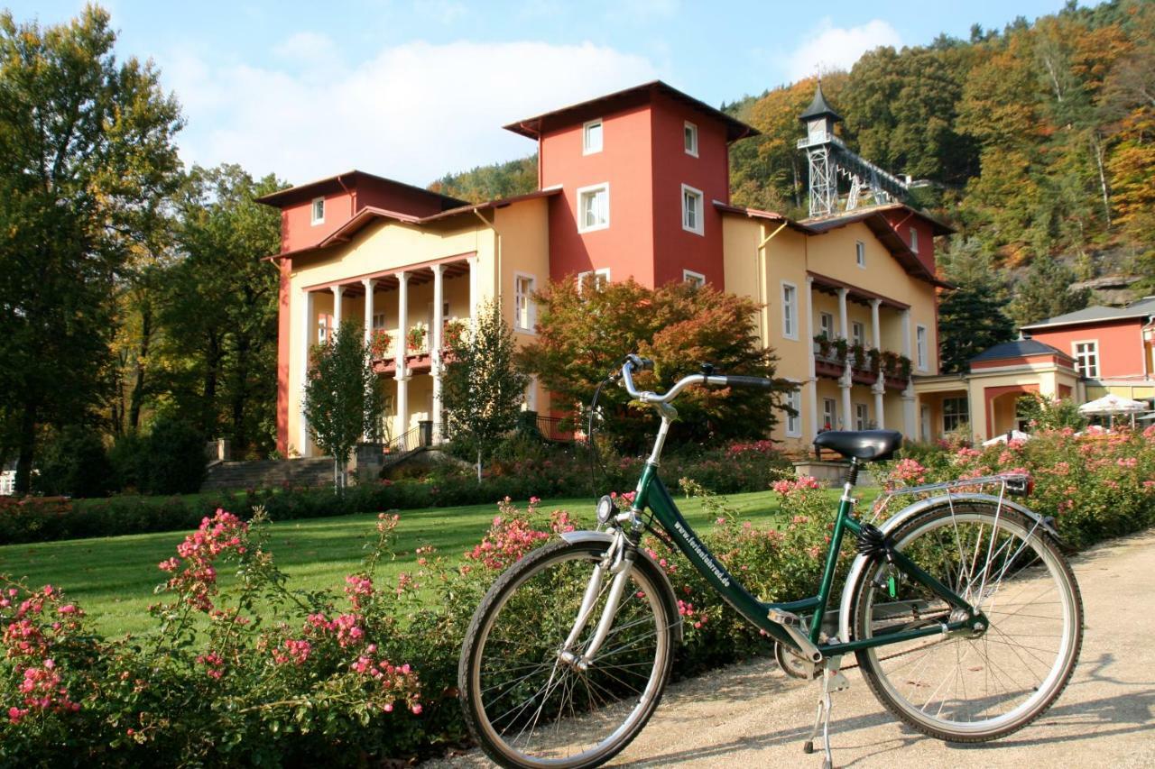 Parkhotel Bad Schandau Mit Spa Exterior foto