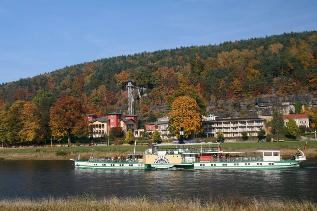 Parkhotel Bad Schandau Mit Spa Exterior foto